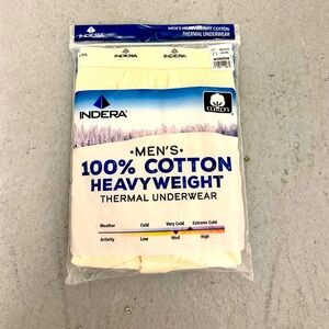 Men's Heavyweight Cotton Waffle Long Johns Thermal Underwear Bottom